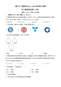 广西壮族自治区南宁市青秀区三美学校2023-2024学年九年级上学期12月月考数学试题（原卷+解析）