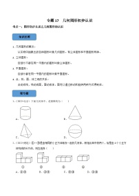 专题17 图像初步认识篇-备考2024年中考数学考点总结+题型专训（全国通用）