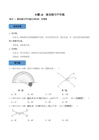 专题18 相交线与平行线篇-备考2024年中考数学考点总结+题型专训（全国通用）