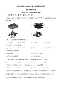 浙江省宁波市镇海区镇海蛟川书院2023-2024学年八年级上学期期末数学试题（原卷版+解析版）