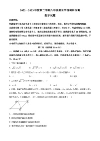 山东省济南市2022-2023学年八年级下学期期末数学试题（原卷版+解析版）