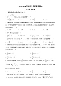 山东省日照市东港区新营中学2023-2024学年九年级上学期期末数学试题（原卷版+解析版）