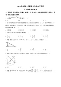 浙江省杭州市萧山区2023-2024学年九年级上学期期末数学试题（原卷版+解析版）