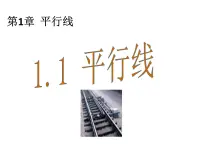初中数学浙教版七年级下册1.1平行线教学课件ppt