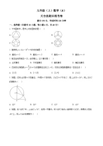 浙江省台州市天台县2022-2023学年九年级上学期期末数学试题（原卷版+解析版）