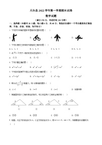 浙江省台州市天台县2022-2023学年八年级上学期期末数学试题（原卷版+解析版）