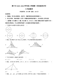 广西南宁市三美学校外卷2023-2024学年八年级上学期月考数学试题