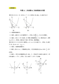 中考数学压轴题之学霸秘笈大揭秘（全国通用）专题21二次函数与三角函数综合问题（全国通用）（原卷版+解析）