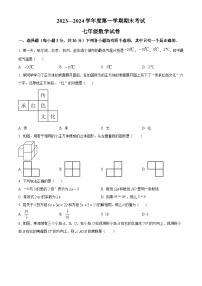 河南省商丘市夏邑县2023-2024学年七年级上学期期末数学试题（原卷版+解析版）