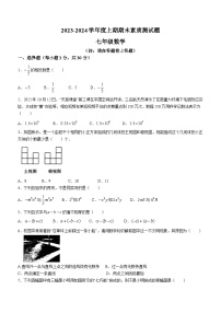 河南省驻马店市泌阳县2023-2024学年七年级上学期期末数学试题