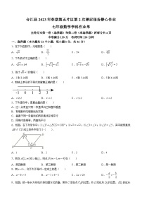 四川省泸州市合江县第五片区2022-2023+学年七年级下学期期末定时作业数学试题