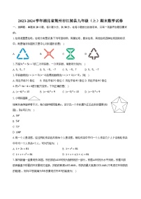 2023-2024学年湖北省荆州市江陵县九年级（上）期末数学试卷（含解析）