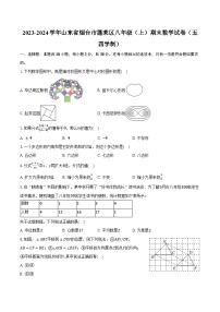 2023-2024学年山东省烟台市蓬莱区八年级（上）期末数学试卷（五四学制）（含解析）