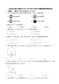 贵州省六盘水市盘州市2023-2024学年九年级上学期数学期末模拟试卷