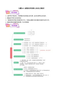 专题09 函数初步的核心知识点精讲（讲义）-备战2024年中考数学一轮复习之高效讲练测（全国通用）