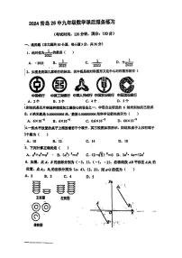 山东省青岛市第二十六中学2023一2024学年下学期九年级数学课后服务练习（开学考）试题