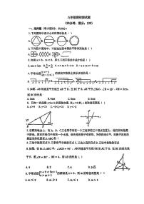 山东省青岛市国开中学2023-2024学年下学期开学考试八年级数学试题