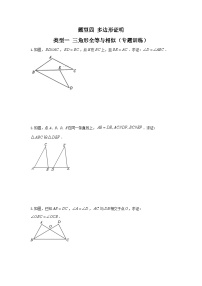 题型四 多边形证明 类型一 三角形全等与相似（专题训练）-备战2024年中考数学二轮复习高分突破（全国通用）