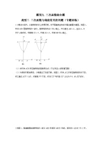 题型九 二次函数综合题 类型二 二次函数与线段有关的问题（专题训练）-备战2024年中考数学二轮复习高分突破（全国通用）