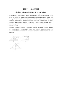 题型十一 综合探究题 类型四 与旋转有关的探究题（专题训练）-备战2024年中考数学二轮复习高分突破（全国通用）