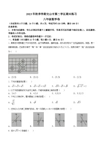 云南省文山壮族苗族自治州文山市第二学区2023-2024学年八年级上学期期末数学试题