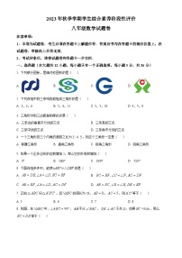 云南省昭通市永善县2023-2024学年八年级上学期期中数学试题（原卷版+解析版）