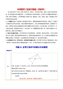 最新中考数学难点突破与经典模型精讲练  专题06 全等三角形中的截长补短模型 （全国通用）