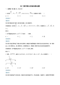 黑龙江省绥化市北林区第八中学校2023-2024学年八年级下学期开学考数学试题