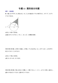 人教版九年级数学上册同步压轴题专题11圆的综合问题（原卷版+解析）