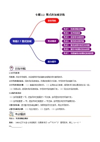 人教版七年级数学上册同步精品讲义第08讲专题2.2整式的加减讲练-【学生版+解析】