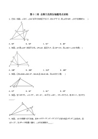 人教版八年级数学上册同步精品压轴题第12章全等三角形压轴题考点训练(学生版+解析)