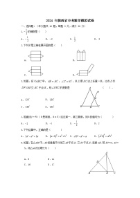 2024年陕西省中考数学模拟试卷11