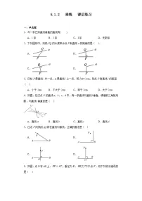 人教版七年级下册5.1.2 垂线达标测试