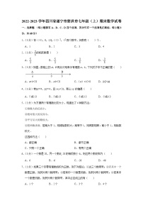 四川省遂宁市射洪市2022-2023学年七年级（上）期末数学试卷(含答案 人教版)