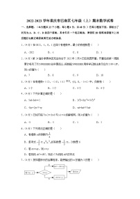 重庆市巴南区2022-2023学年七年级（上）期末数学试卷(含答案 人教版)