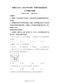 湖北省随州市曾都区2023-2024学年九年级上学期期末数学试题