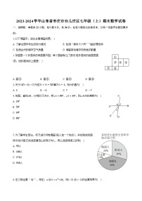 2023-2024学年山东省枣庄市台儿庄区七年级（上）期末数学试卷(含解析）