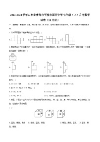 2023-2024学年山东省青岛市平度市国开中学七年级（上）月考数学试卷（10月份）（含解析）