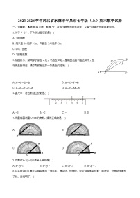2023-2024学年河北省承德市平泉市七年级（上）期末数学试卷（含详细答案解析）