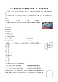 2023-2024学年辽宁省本溪市七年级（上）期末数学试卷（含详细答案解析）