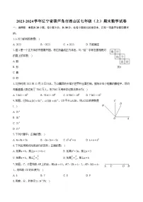2023-2024学年辽宁省葫芦岛市连山区七年级（上）期末数学试卷（含详细答案解析）
