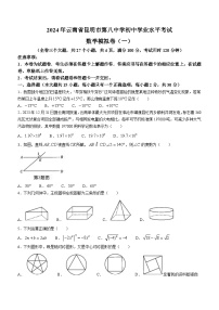 28，云南省昆明市五华区第八中学2024年初中学业水平考试数学试题