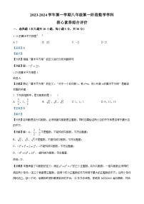 42，广东省佛山市南海外国语学校2023-2024学年八年级上学期第一次月考数学试题