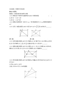 中考数学考点集训分类训练17 特殊平行四边形(含答案)