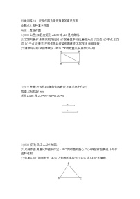 中考数学考点集训分类训练19 尺规作图及用无刻度的直尺作图(含答案)