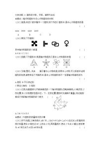 中考数学考点集训分类训练21 图形的对称、平移、旋转与位似(含答案)