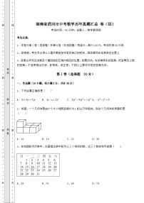 【难点解析】湖南省武冈市中考数学历年真题汇总 卷（Ⅲ）（含答案及详解）