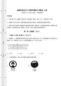 【难点解析】湖南省武冈市中考数学模拟专项测试 B卷（含详解）