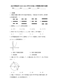 北京市海淀区2023-2024学年九年级上学期期末数学试题