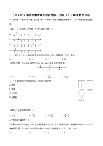 2023-2024学年河南省南阳市社旗县七年级（上）期末数学试卷（含详细答案解析）